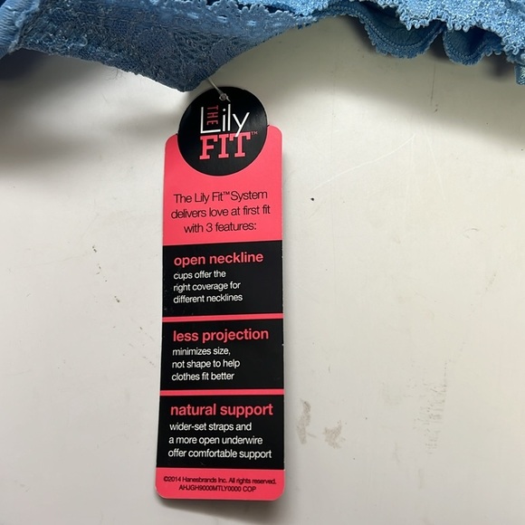 Women’s Lilyette Comfort Lace Minimizer Bra 38C, Blue Sky Ahead New With Tags! - Picture 7 of 9